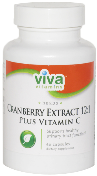 Cranberry Extract 12:1 Plus Vitamin C – Viva Vitamins Supplements