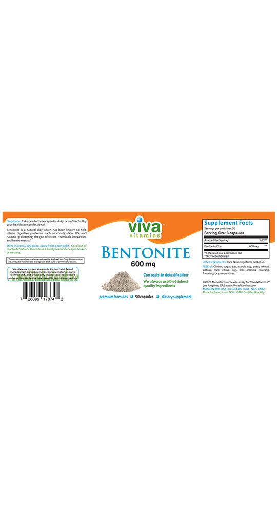 Bentonite 600mg