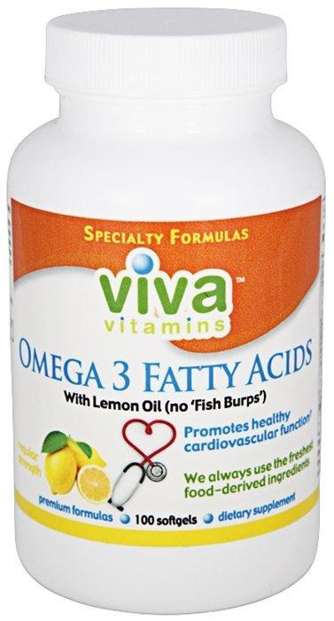 Omega 3 Fatty Acids – Regular Strength w/ Lemon Oil